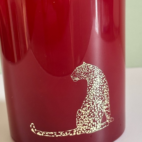 Cartier Red Candle Holder, Repurposed Art Decor - Picture 7 of 8